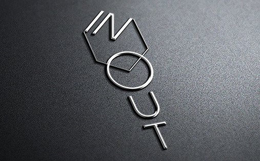 Логотип и фирменный стиль студии дизайна «InOut»